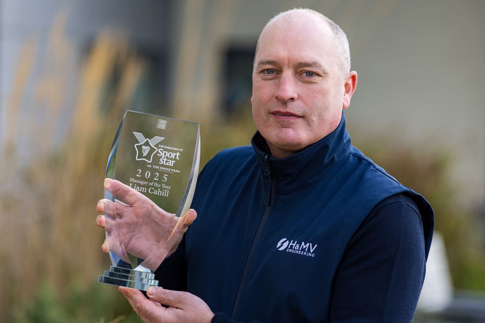 Tipperary hurling supremo Liam Cahill with his Manager of the Year award
